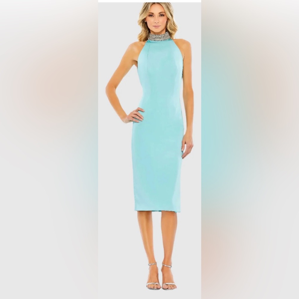 Mac Duggal Soft Blue Gown